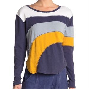 Free People Movement Sun Downer ColorBlock Top